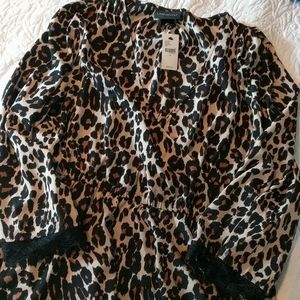 Lane Bryant Animal Print Top